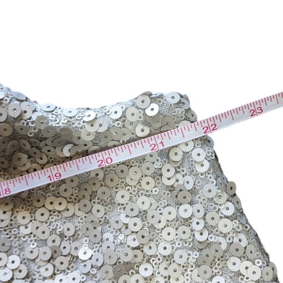 Vince Camuto Polished Rocker sequin tank cream size L NWT - Picture 7 of 9